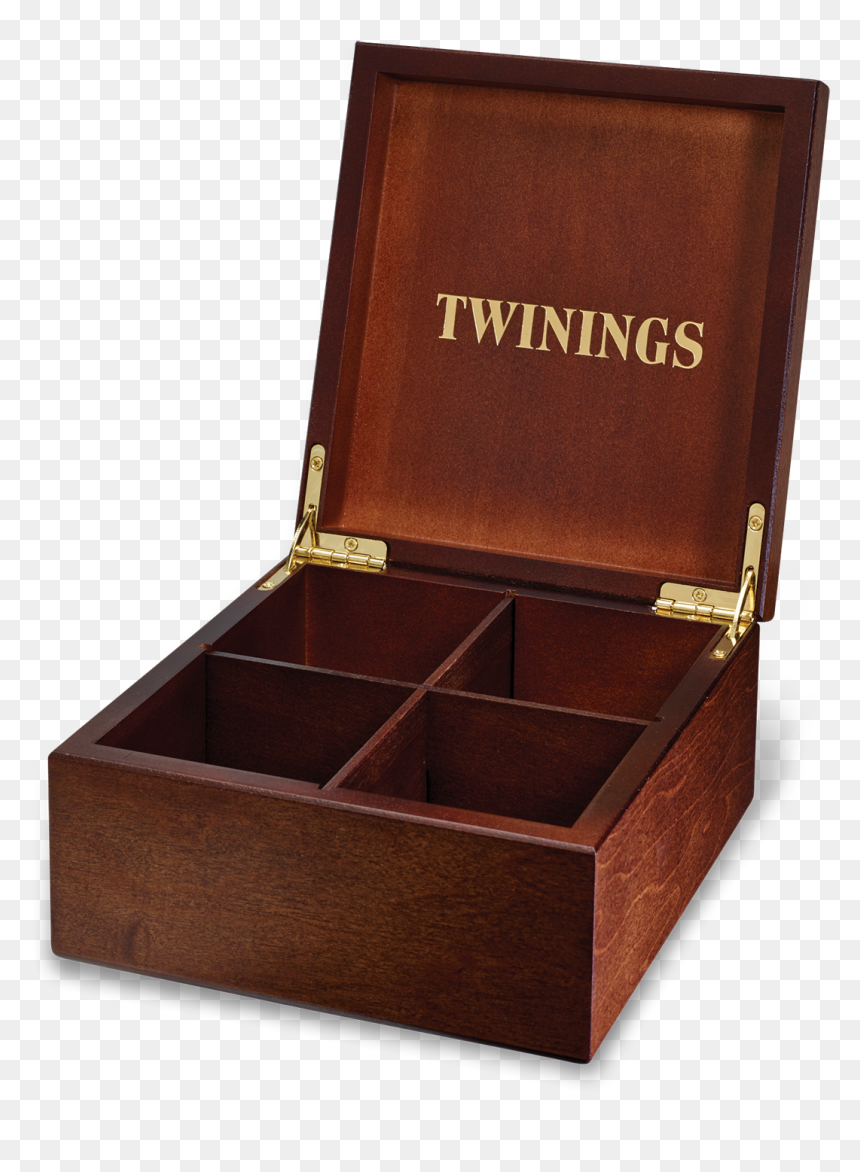 Twinings Tea Wooden Box, HD Png Download - empty box png