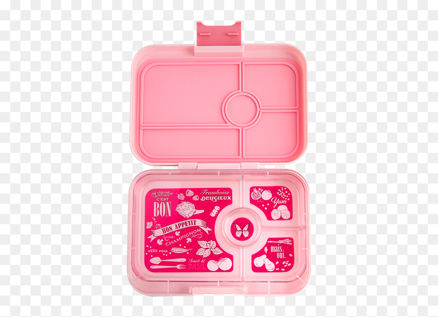 Yumbox Tapas 4 Compartment Amalfi Pink, HD Png Download - empty box png