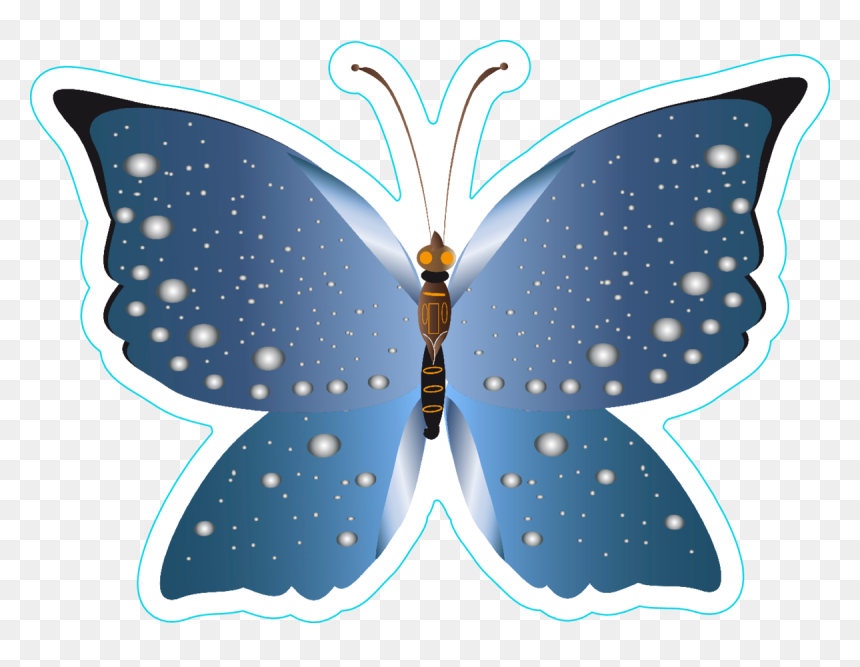 Butterfly, HD Png Download - green butterfly png