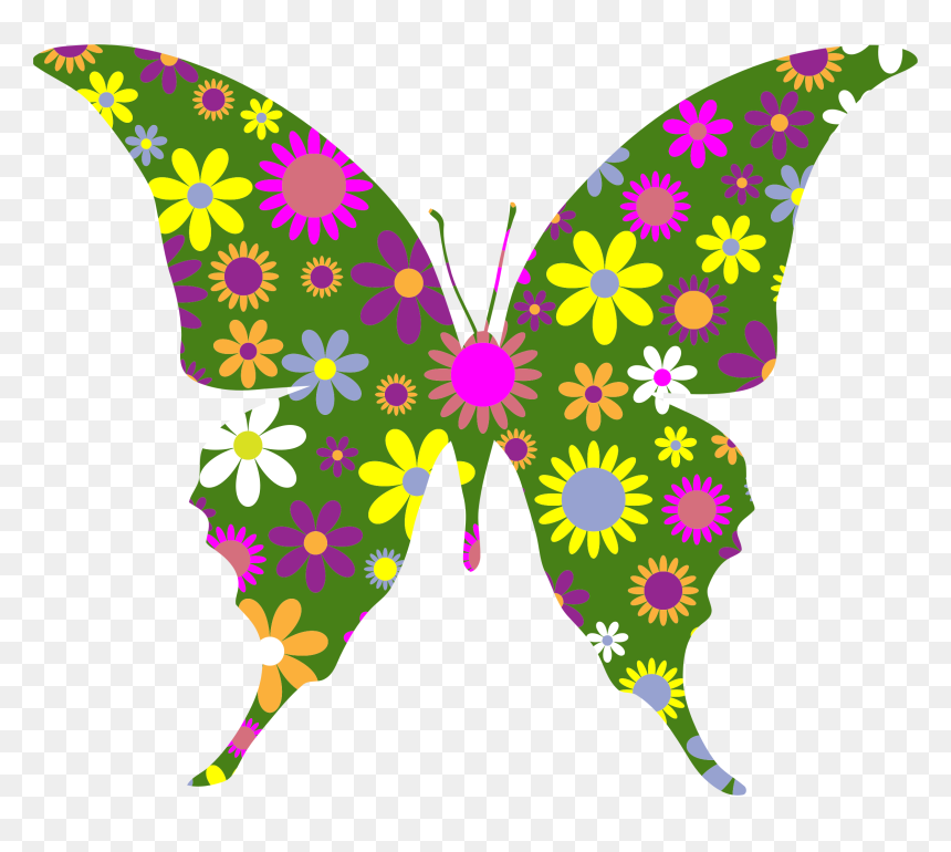 Clip Art Schmetterlinge, HD Png Download - green butterfly png