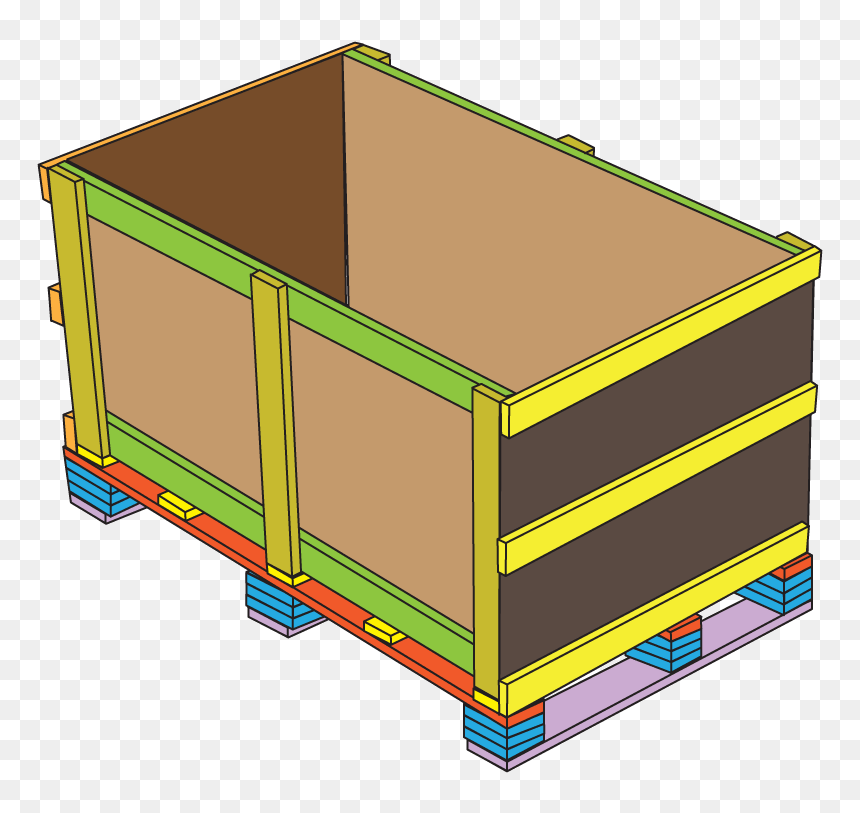 Building A Wooden Shipping Crate, HD Png Download - piece of wood png