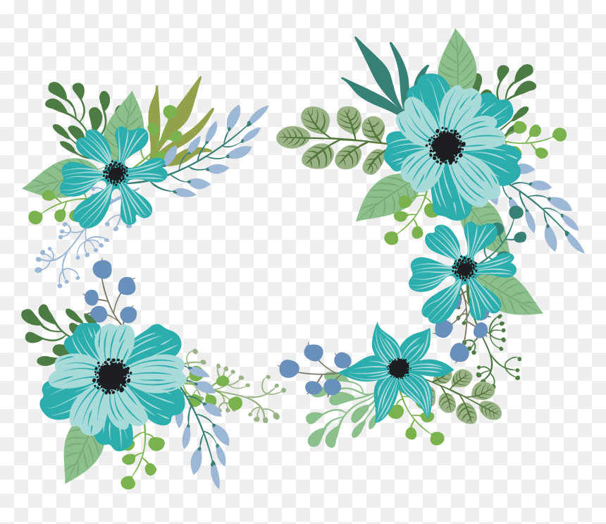 Green Flowers Png, Transparent Png - green flowers png