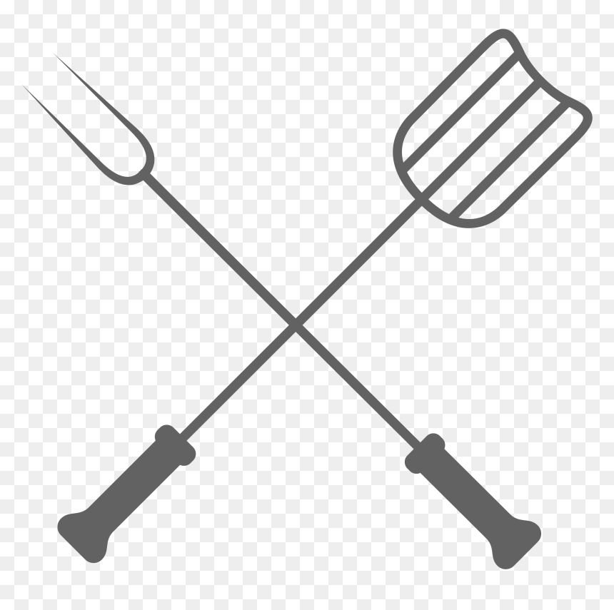 Bbq Utensils White Clipart, HD Png Download - utensils png