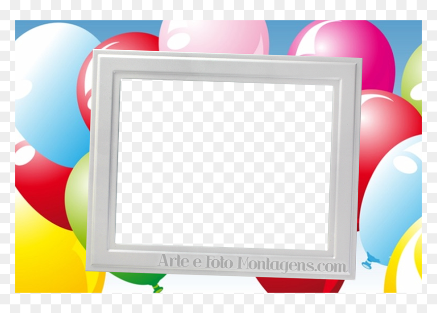 Molduras Para Fotos De Aniversário, HD Png Download - moldura png gratis