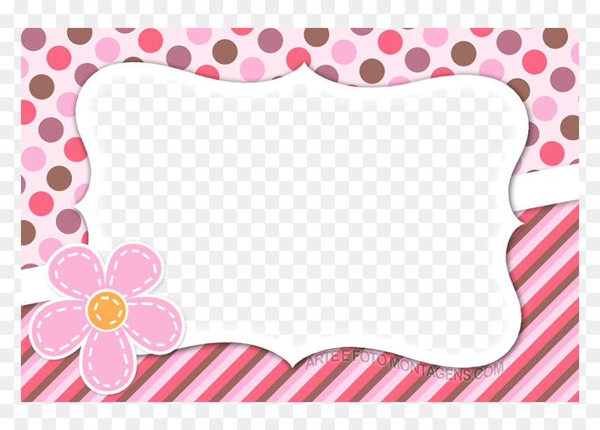 Moldura Para Foto Menina, HD Png Download - moldura png gratis
