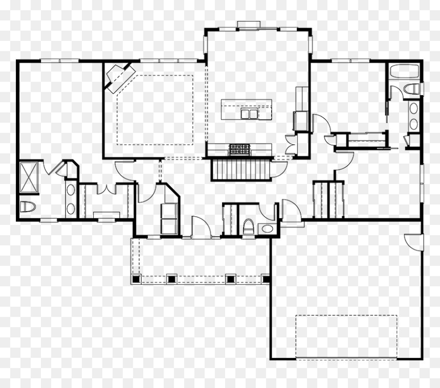 Diagram, HD Png Download - floor plan png