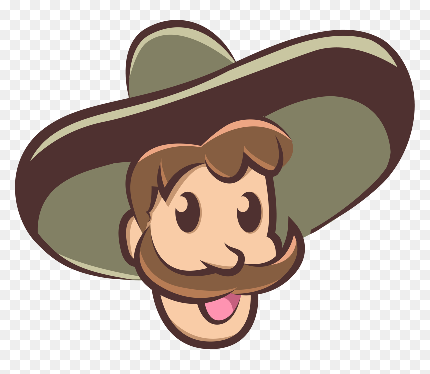 Cartoon, HD Png Download - mariachi sombrero png