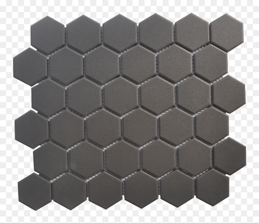 Mosaic, HD Png Download - black hexagon png