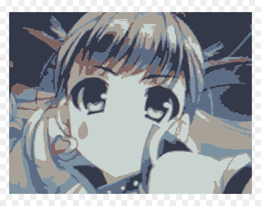 Anime, HD Png Download - anime girl face png