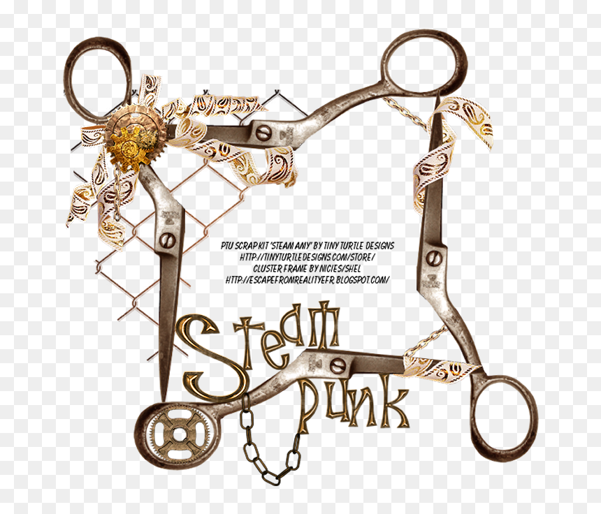 Keychain, HD Png Download - steampunk frame png