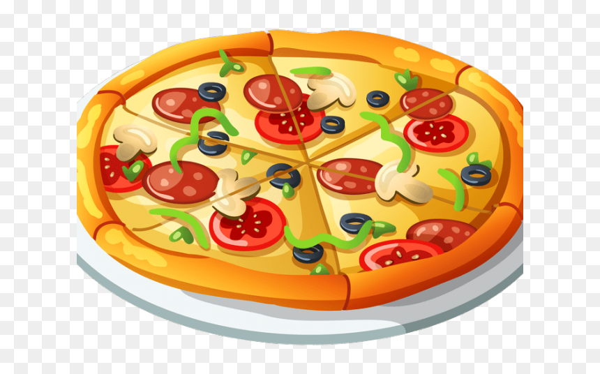 Clipart Pizza, HD Png Download - pizza vector png
