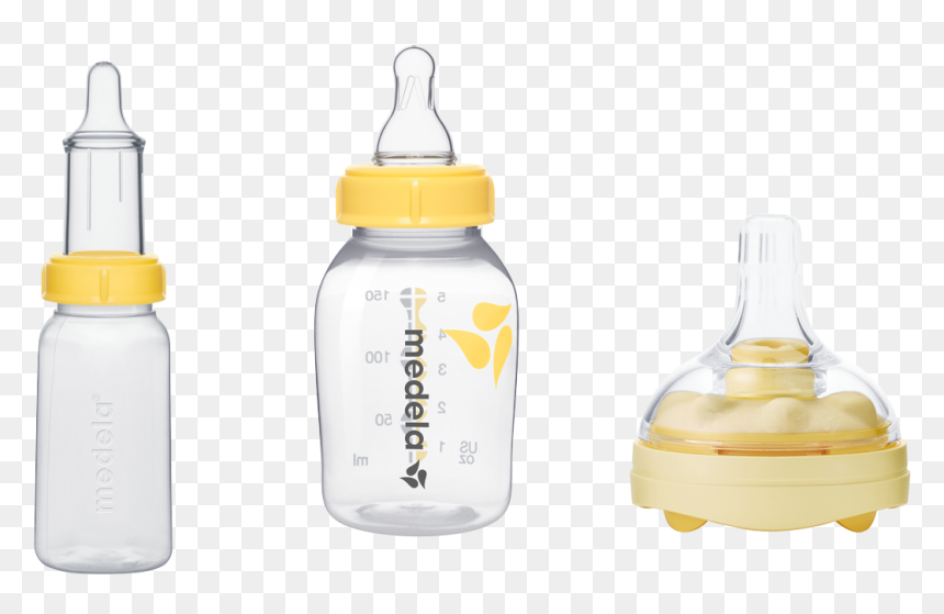 Medela, HD Png Download - milk bottle png