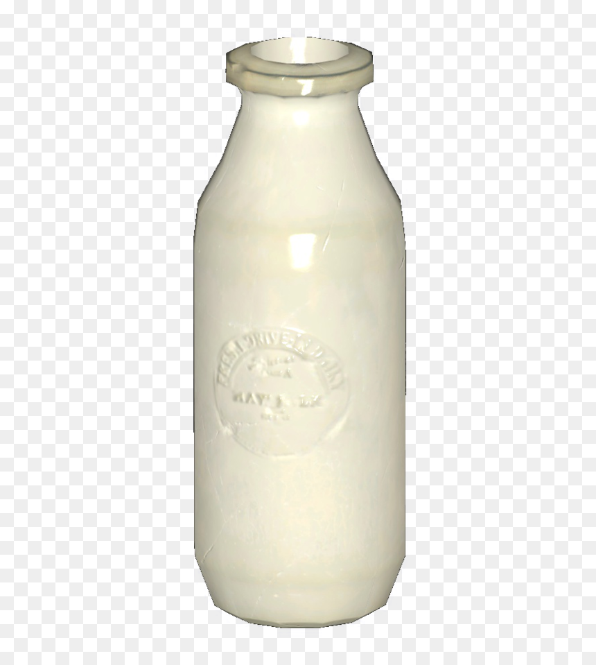 Glass Bottle, HD Png Download - milk bottle png