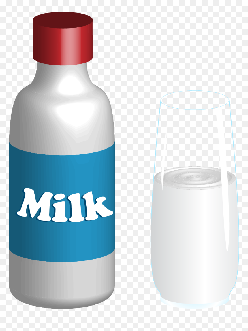 Milk, HD Png Download - milk bottle png