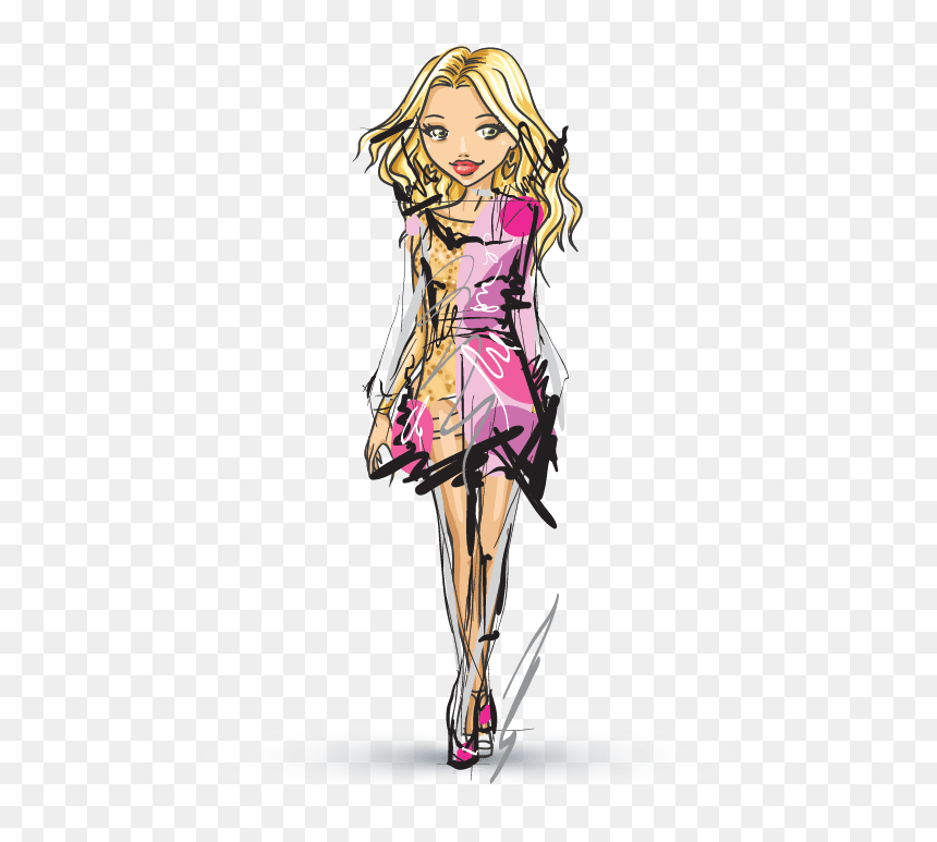 Logo For Fashion Style, HD Png Download - fashion girl png