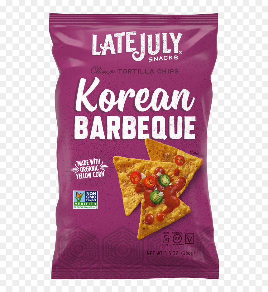 Korean Bbq Late July Chips, HD Png Download - dorito bag png