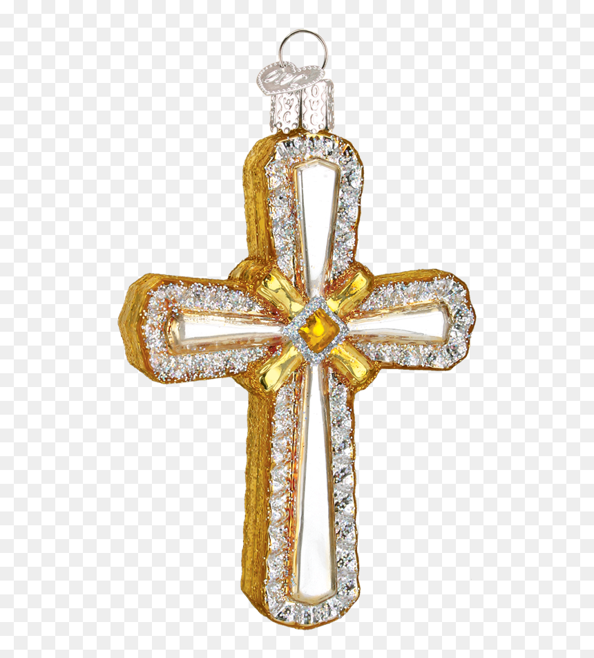 Beautiful Holy Cross, HD Png Download - gold christmas ornaments png
