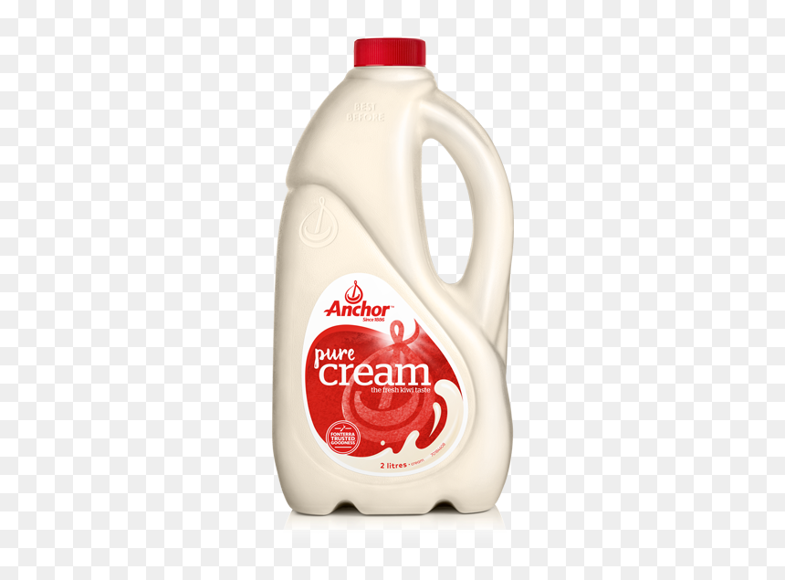Anchor Cream Nz, HD Png Download - pouring milk png