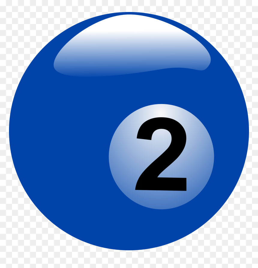 Bola De Billar 2, HD Png Download - pool ball png