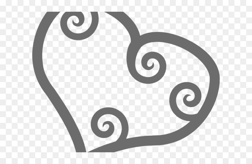 Maori Heart Png, Transparent Png - scrollwork png