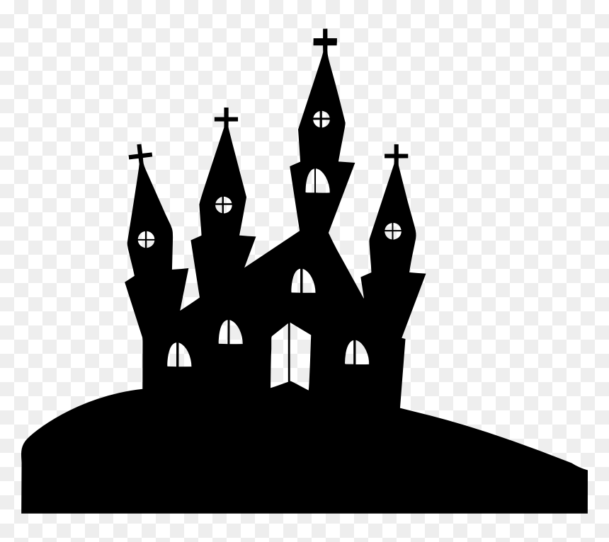 Church Hill Silhouette, HD Png Download - grassy hill png