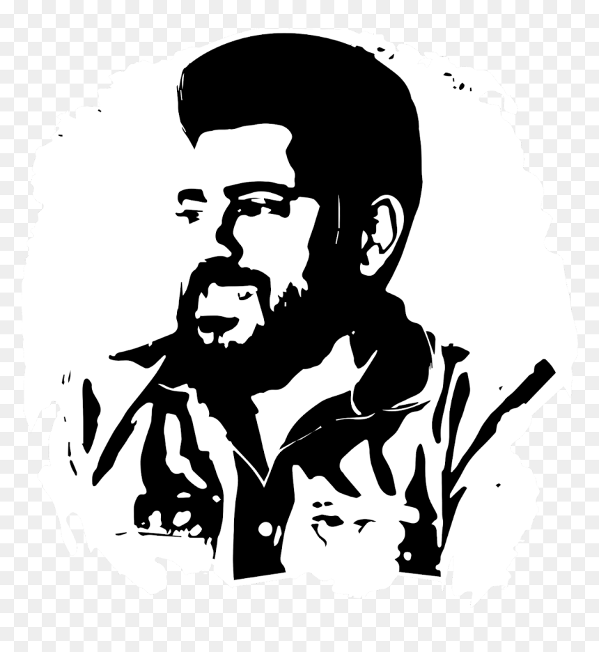Nivin Pauly Black White, HD Png Download - whatsapp.png