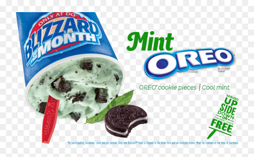 S Mores Blizzard Dairy Queen 2018, HD Png Download - oreo cookie png