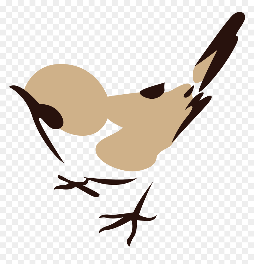 Little Bird Illustration, HD Png Download - sparrow png