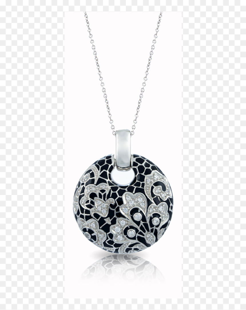 Locket, HD Png Download - black lace pattern png
