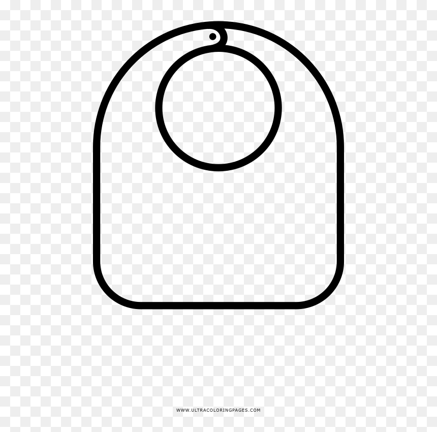 Circle, HD Png Download - baby bib png