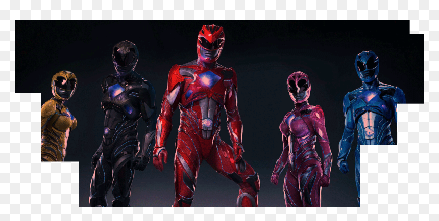 New Power Rangers Costume, HD Png Download - power rangers 2017 png