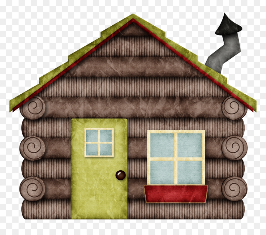 Clipart Cottage, HD Png Download - log cabin png