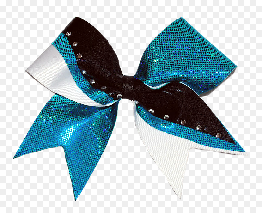 Bow Cheerleading, HD Png Download - blue bow png