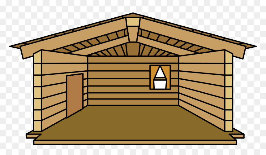 Cabana De Madeira Simples, HD Png Download - log cabin png