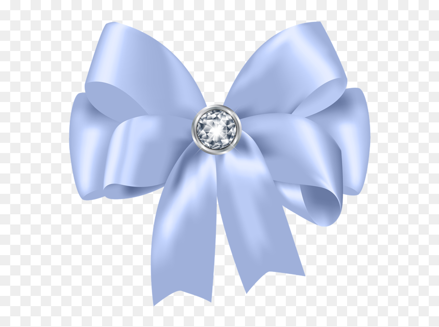 Transparent Background Gift Bow, HD Png Download - blue bow png