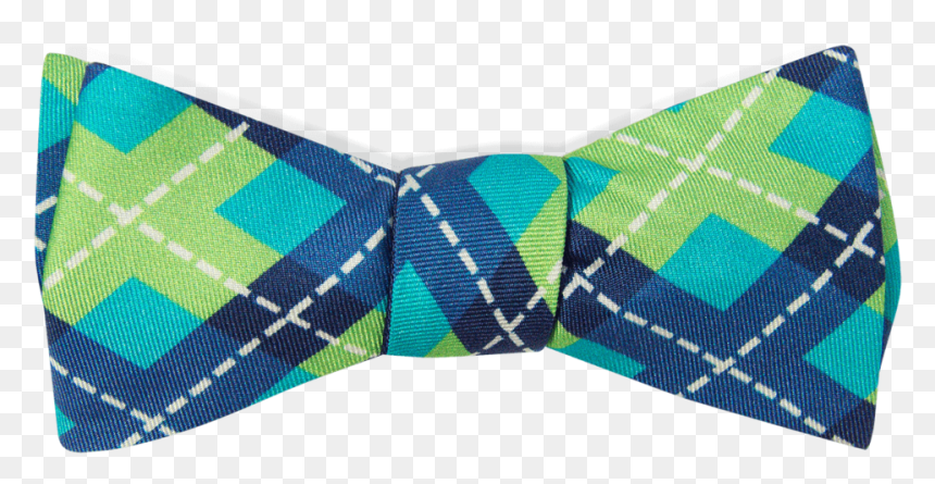 Plaid, HD Png Download - blue bow png