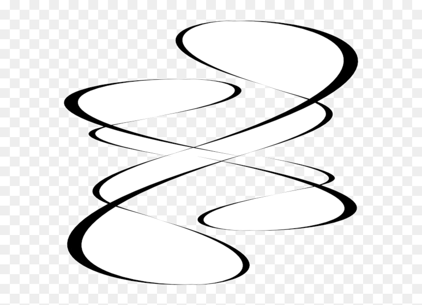 Curved Line Design Png, Transparent Png - fancy white line png