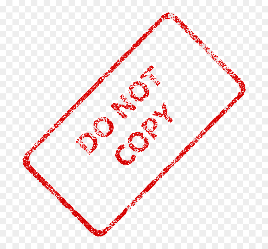 Don T Copy Transparent, HD Png Download - original stamp png