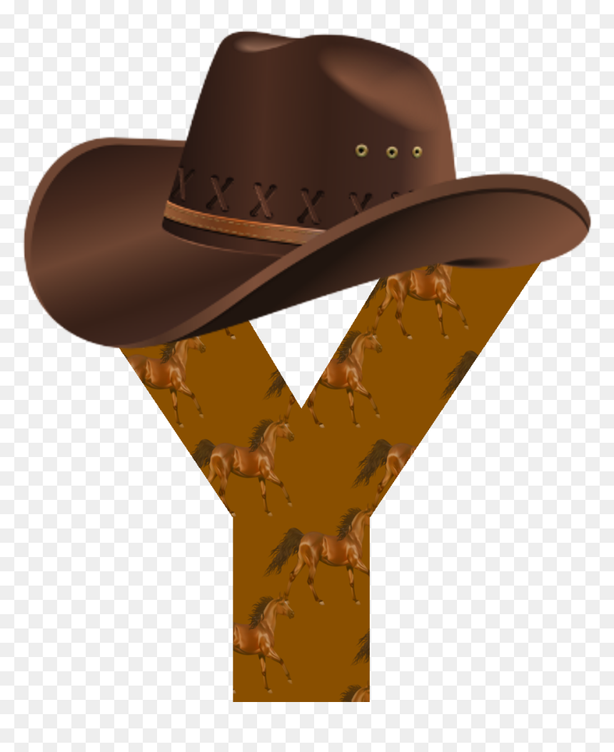 Cowboy Print Alphabet, HD Png Download - cowboy hat png transparent