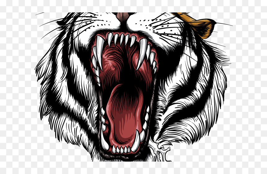 Roaring Tiger, HD Png Download - roaring tiger png