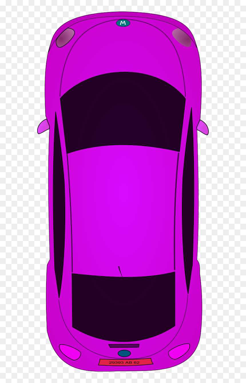 Top View Car Clipart, HD Png Download - top of car png