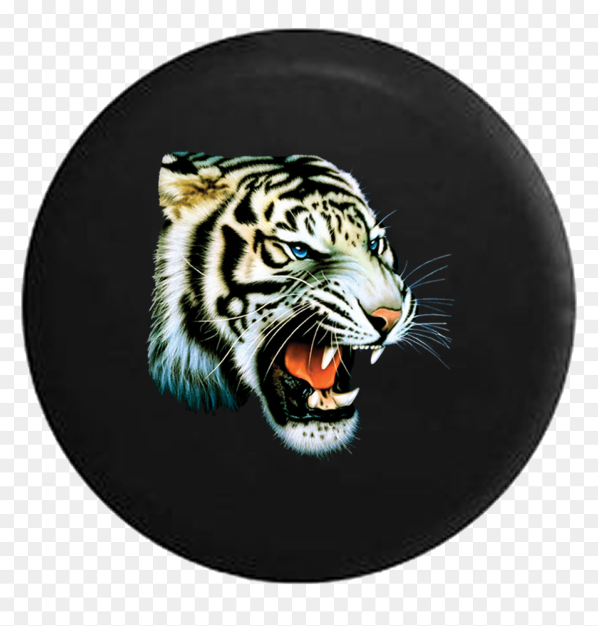 White Tiger, HD Png Download - roaring tiger png