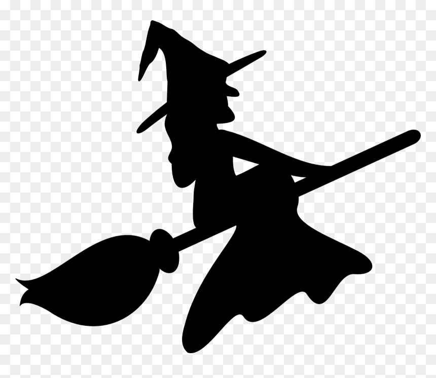 Printable Witch Silhouette, HD Png Download - stencil png