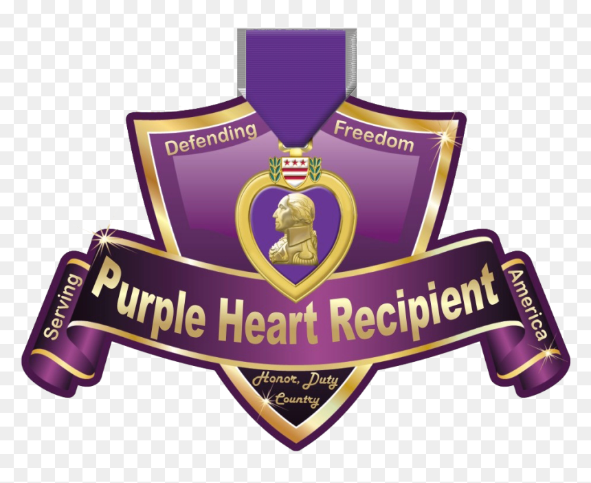 Crest, HD Png Download - purple heart medal png