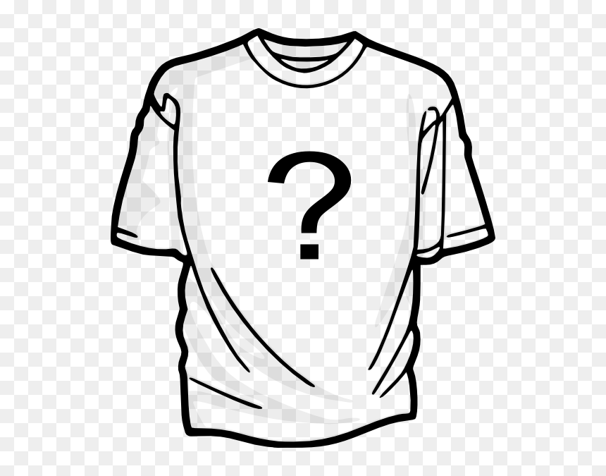T Shirt Clip Art, HD Png Download - question mark vector png