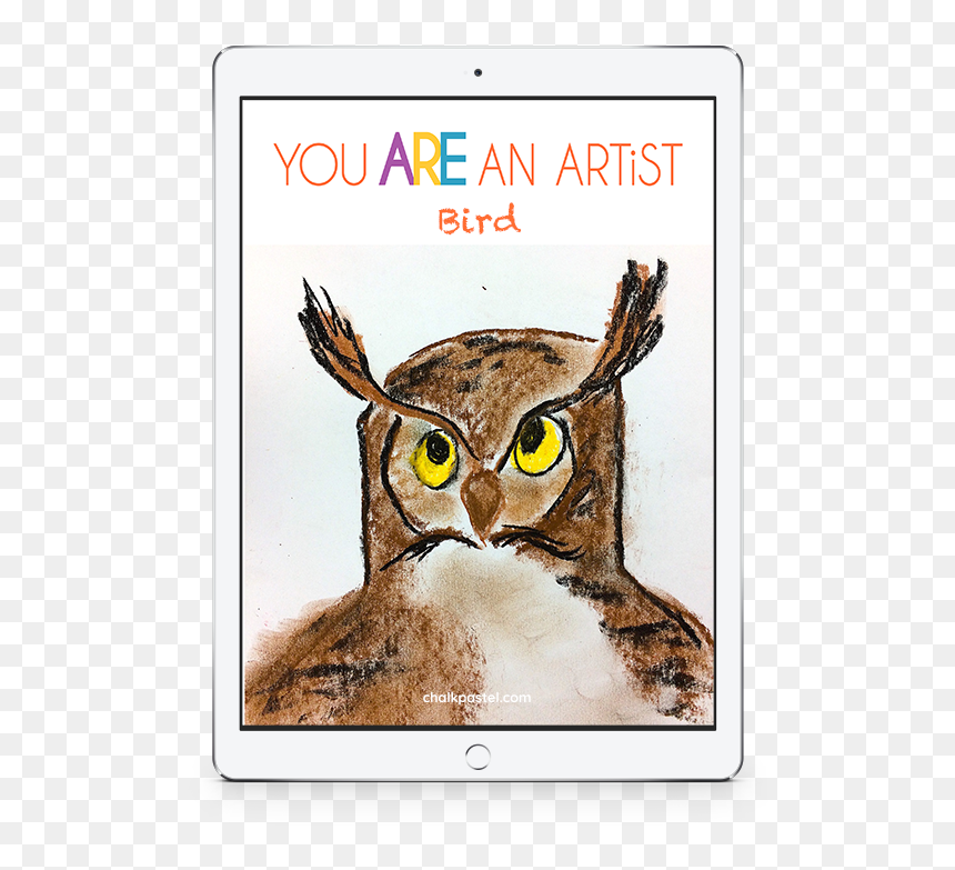 Great Horned Owl, HD Png Download - chalk outline png