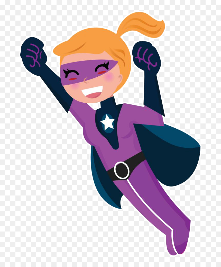 Superhero Girl, HD Png Download - superhero clipart png