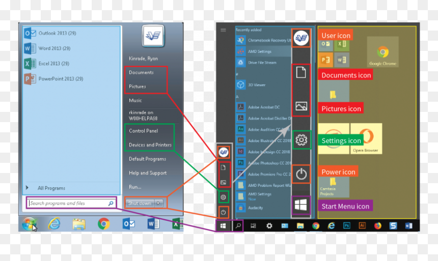 Screenshot, HD Png Download - windows 7 start button icon png