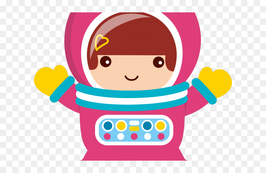 Clipart Kids Astronaut, HD Png Download - astronaut clipart png