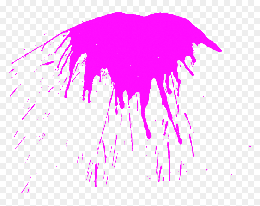 Clip Art, HD Png Download - purple paint splatter png